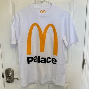 PALACE White Tee with Yellow Graphic